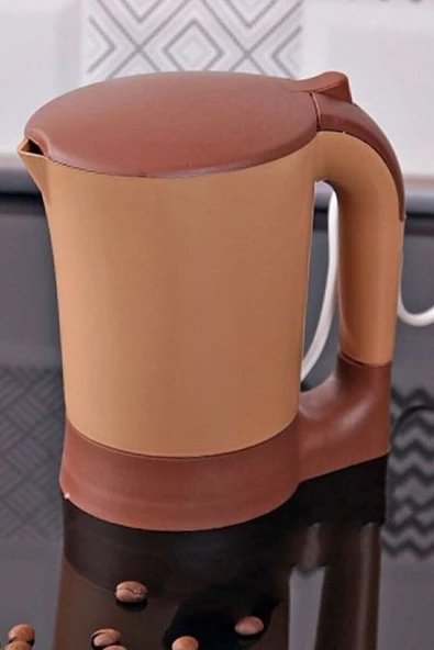 Elektrikli Mini Su Isıtıcı Kettle Kahve Makinesi 600 Ml Ekonomik - 1