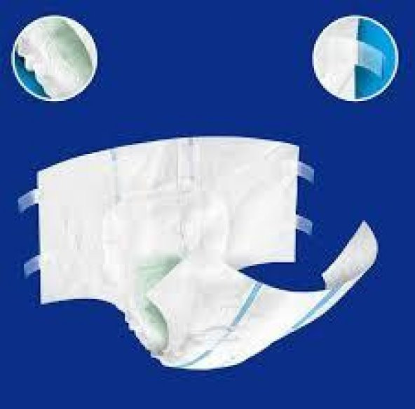 Canped Tekstil Yüzey Belbantlı Hasta Bezi 30'Lu Small - 2