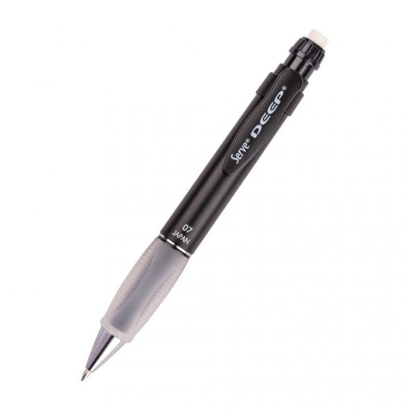 Serve Deep Mekanik Uçlu Kalem 0.7 mm Metailk Mr. Siyah