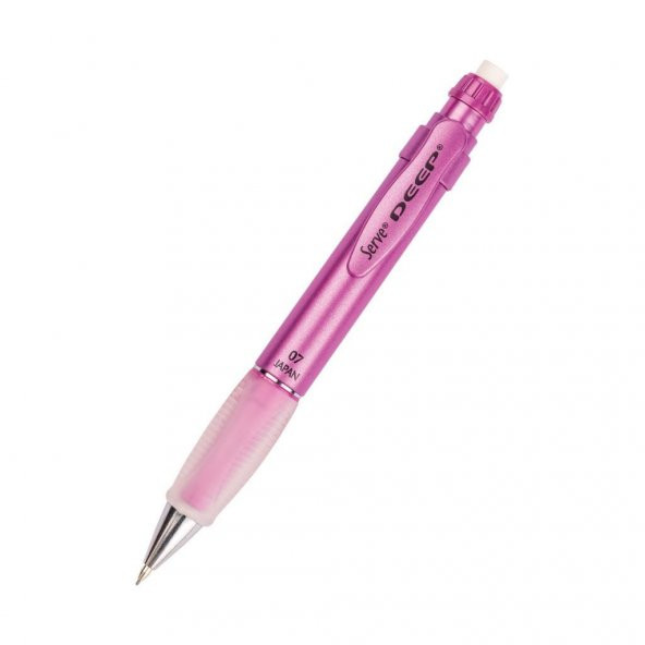 Serve Deep Mekanik Uçlu Kalem 0.7 mm Metalik Prenses Pembe