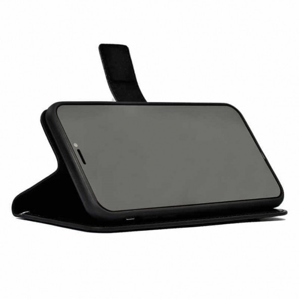 Xiaomi Redmi 10C / Poco C40 Kılıf FitCase Fabric Kapaklı Cüzdanlı - 2
