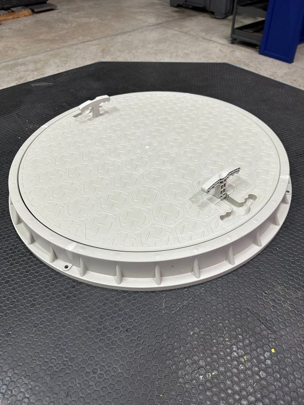 650 mm Yuvarlak Rögar Kapağı / Çerçeve + Kapak - 2