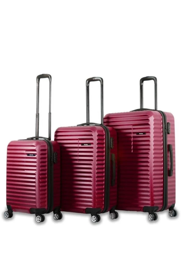 Bene ABS Sert Kabuk Set Valiz&Bavul-111Vs
