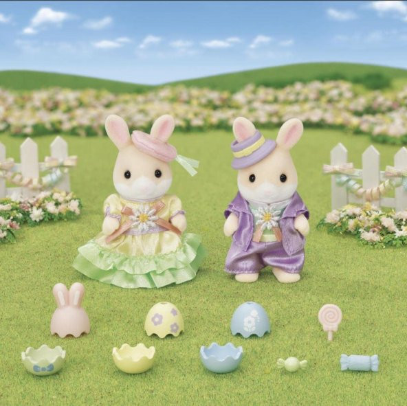 Sylvanian Families Bayram Seti 5691,Paskalya Kutlaması Oyun Seti - 3