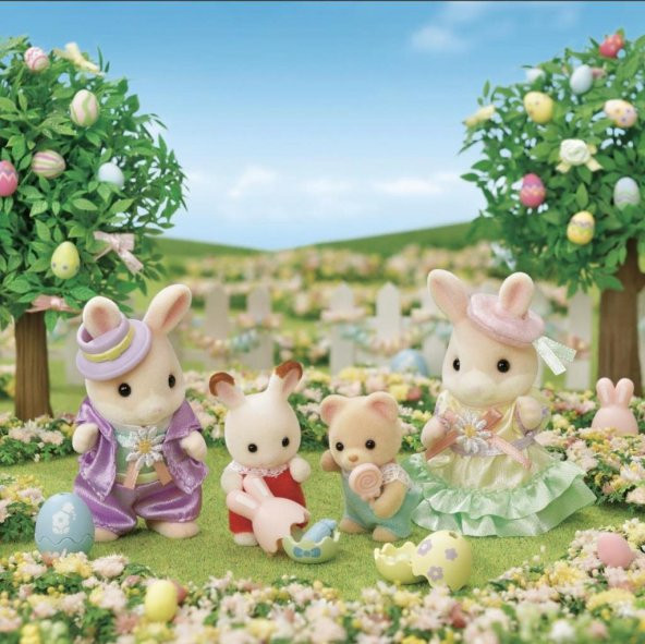 Sylvanian Families Bayram Seti 5691,Paskalya Kutlaması Oyun Seti - 4