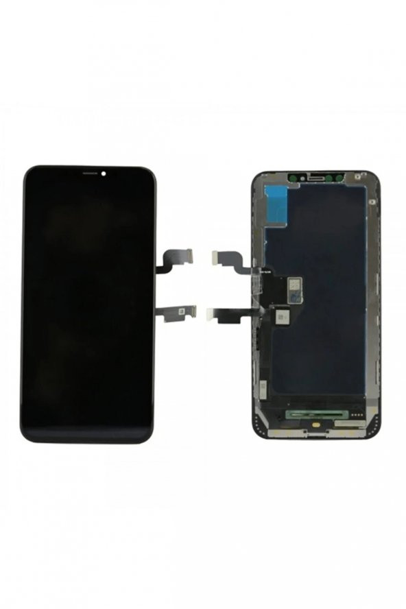 Iphone Xs Max Mtl Yan Siyah Çıtalı Lcd Ekran