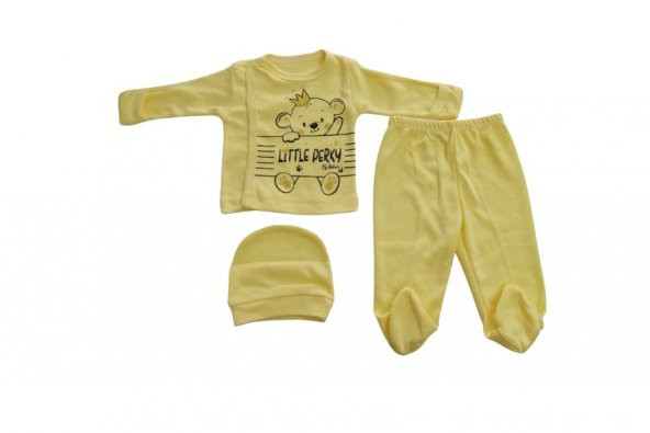 RAKUN ŞIMARIK AYICIK UNISEX BEBEK ZIBIN TAKIMI - 2