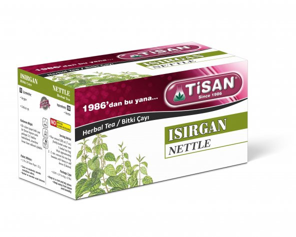 Tisan Isırgan Bitki Çayı 20 Sallama Poşet x 6 Adet - 2