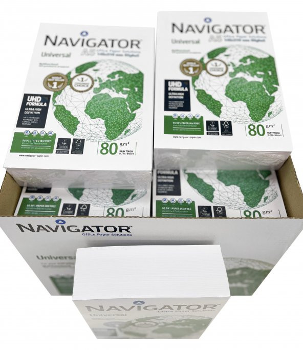 A5 (148x210mm) NAVİGATÖR YARIM BOY FOTOKOPİ KAĞIDI 500 Ad x 10 PAKET - 3