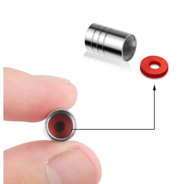 SİBOP KAPAĞI 4 TAKIM METAL WOSVAGEN - KROM - Resim 4