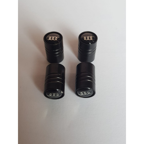 SİBOP KAPAĞI 4 TAKIM METAL AUDİ - SİYAH - 3