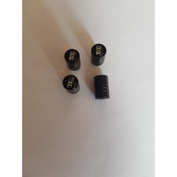 SİBOP KAPAĞI 4 TAKIM METAL AUDİ - SİYAH - 6