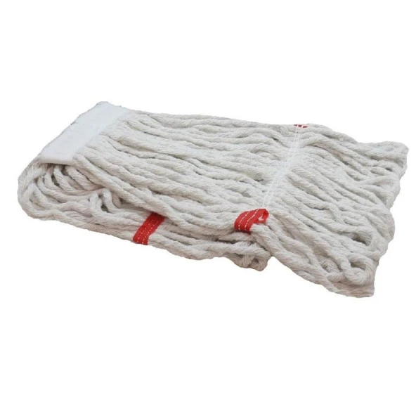 Cod-Ex Dar Yedek Islak Mop Takımı - 3 Adet Beyaz 450 Gr. 17 Cm. Islak Mop + Metal Sap + Mop Tutucu - 4