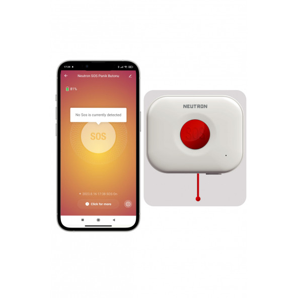 Neutron Wifi SOS Panik Acil Butonu - 2