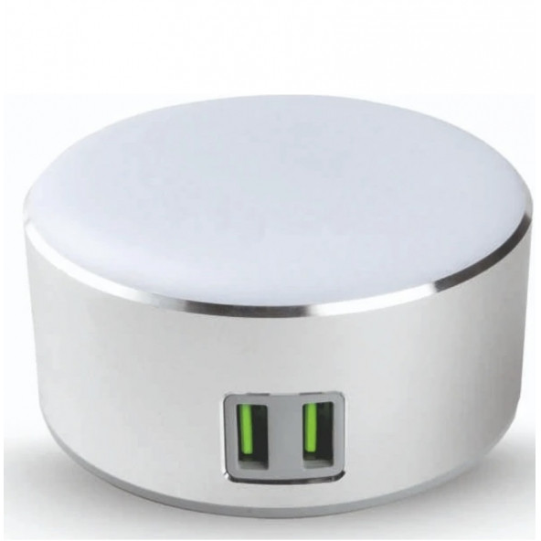 Sword 2.4 Amper Çift USB Li Ayarlanabilir LED Lamba