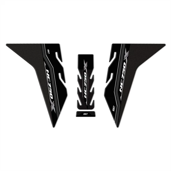 GP Kompozit Honda NC 750 X 2021-2024 Uyumlu Tank Pad Seti Nardo Gri - 5