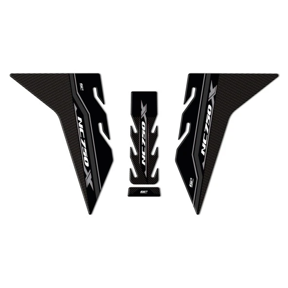 GP Kompozit Honda NC 750 X 2021-2024 Uyumlu Tank Pad Seti Nardo Gri - 3