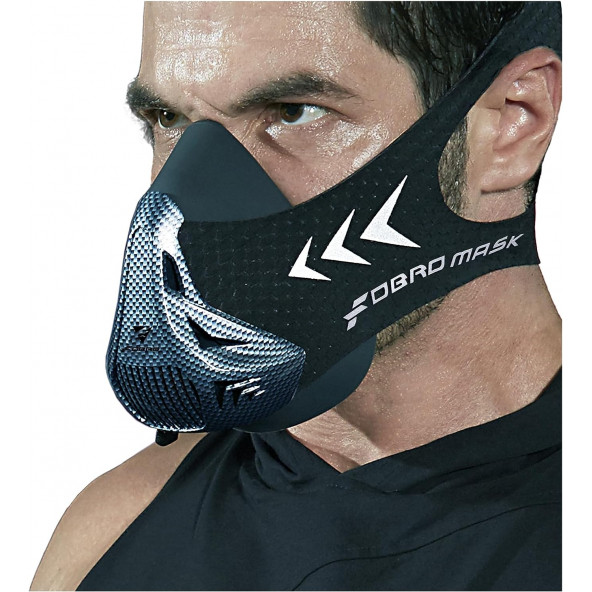 FDBRO Spor Maskeleri, Fitness Koşu Eğitimi İçin - Karbon Fiber