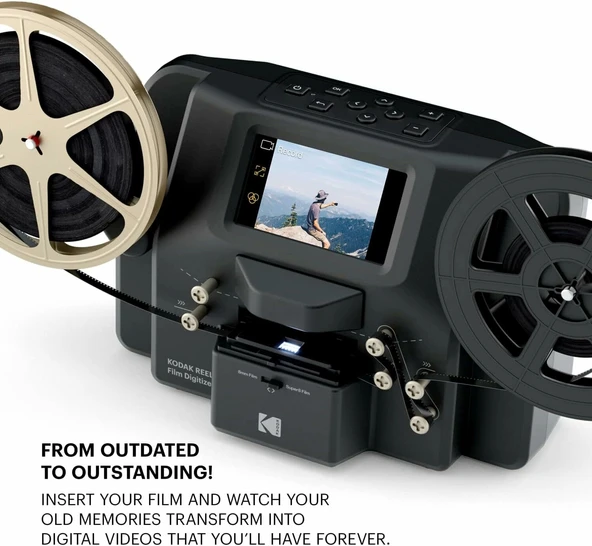 KODAK REELS 8mm ve Süper 8 Film Sayısallaştırıcı Dönüştürücü - 5 Inch - 2