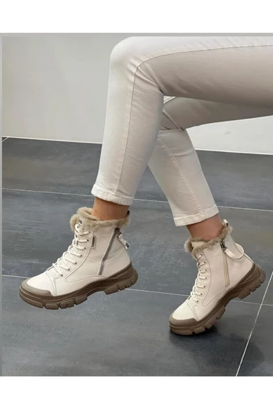 Guja 23K310-24 Kadın Polarlı Kısa Spor Bot