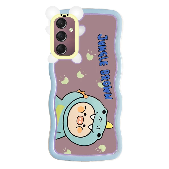 Samsung Galaxy A24 Kılıf Marla Seri Desenli Silikon Kapak - Resim 8