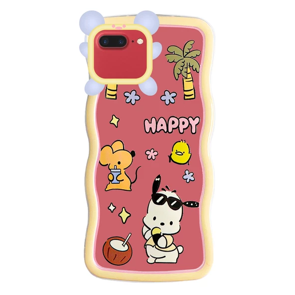 iPhone 7 Plus / 8 Plus Kılıf Marla Seri Desenli Silikon Kapak - 2