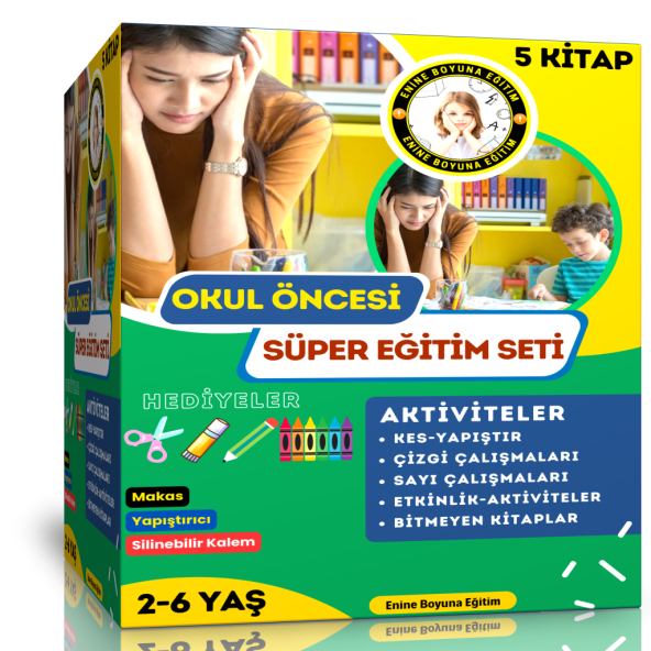 Okul Öncesi Süper Eğitim Seti-5 SÜPER KİTAP - 7
