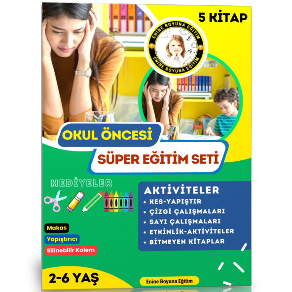 Okul Öncesi Süper Eğitim Seti-5 SÜPER KİTAP - 8