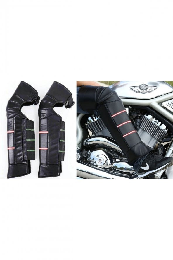 Diz & Bacak Koruma Deri Reflektörlü Yağmur & Rüzgar & Soğuğa Karşı Dayanıklı