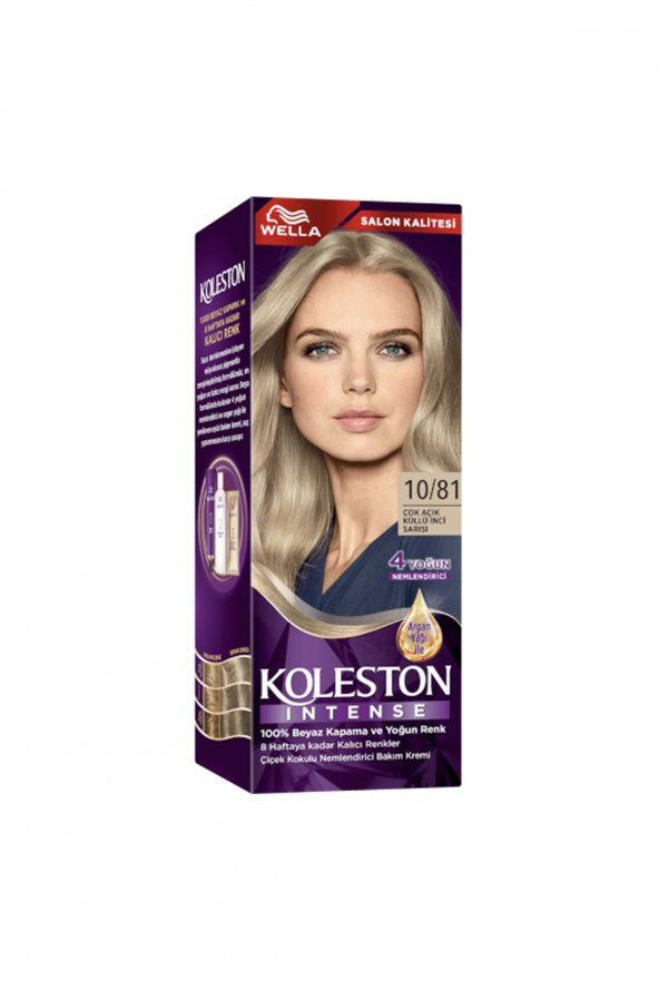 Koleston Intense Saç Boyası 10/81 Çok Açık Küllü İnci Sarısı - Salon Kalitesi - 2
