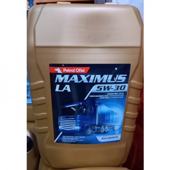 Petrol Ofisi Maximus LA 5w-30 Motor Yağı 17,5 kg (20 lt)