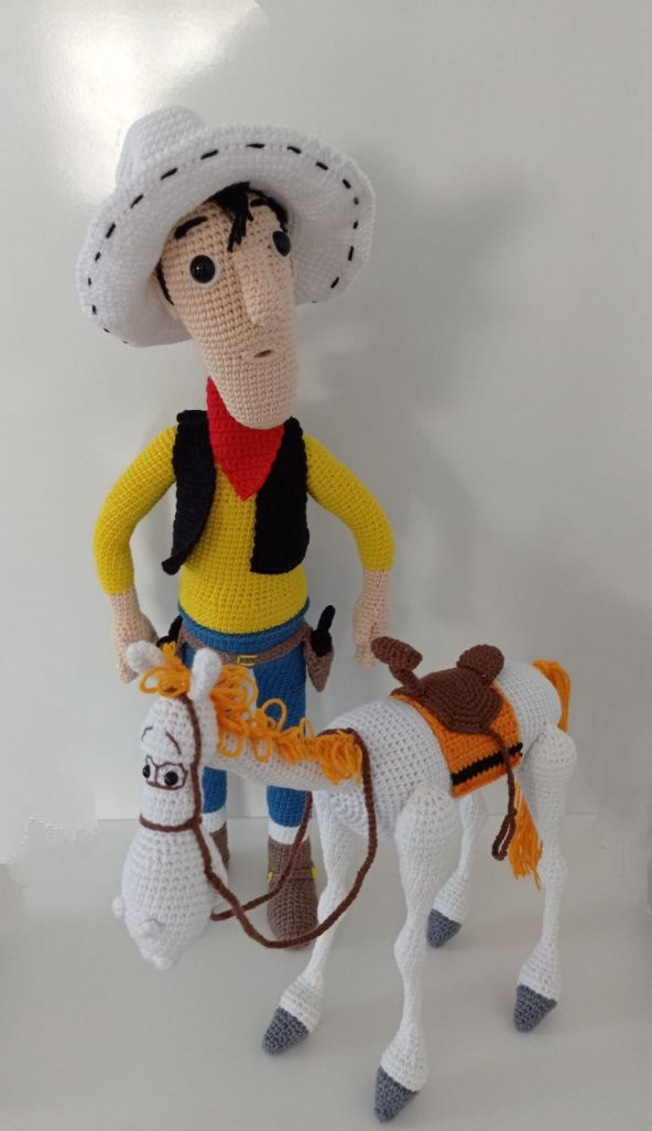 Red Kit ve Düldül Amigurumi Organik Oyuncak - 2
