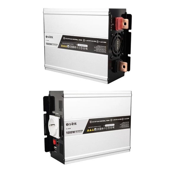 S-lınk Sl-1000w, 1000w, Dc12v-ac230v, Inverter - 3