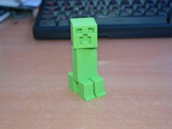 Hareketli Kafa Minecraft Creeper Dekoratif Biblo Çocuk Oyuncak