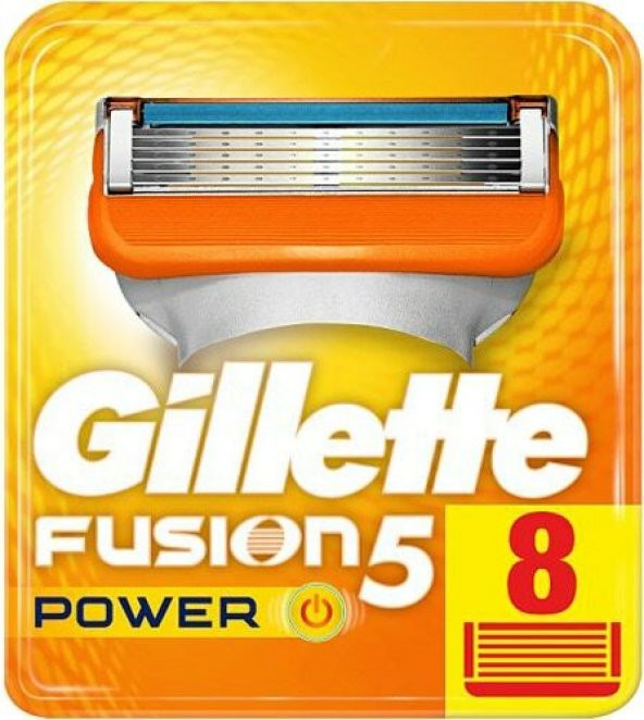 Gillette Fusion Yedek Tıraş Bıçağı Karton Paket 8'li