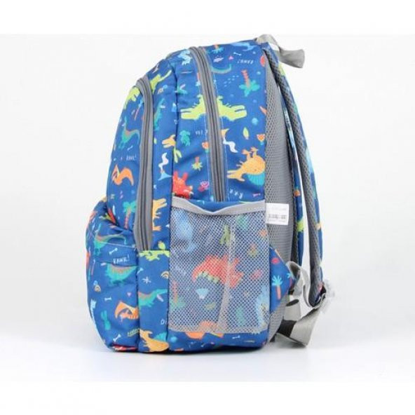 Cambridge Polo Club Üçlü Okul Çanta Seti Dinozor Mavi PLCAN2079 303 - 3