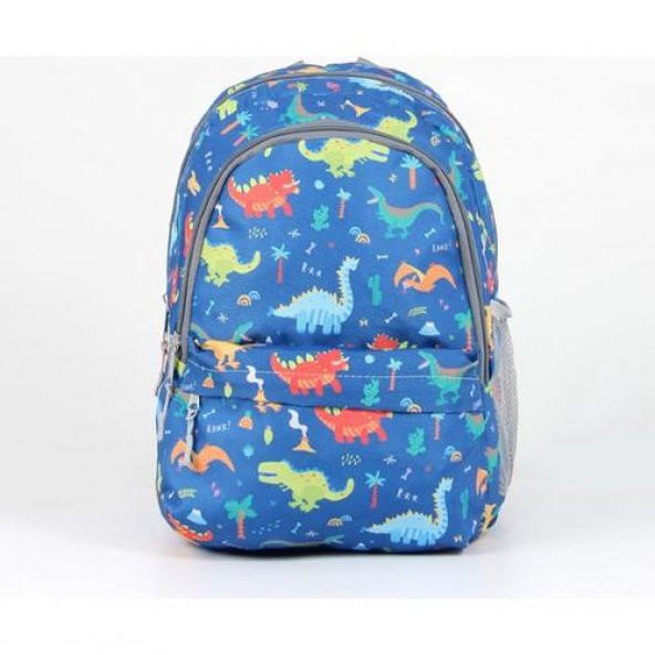 Cambridge Polo Club Üçlü Okul Çanta Seti Dinozor Mavi PLCAN2079 303 - 4