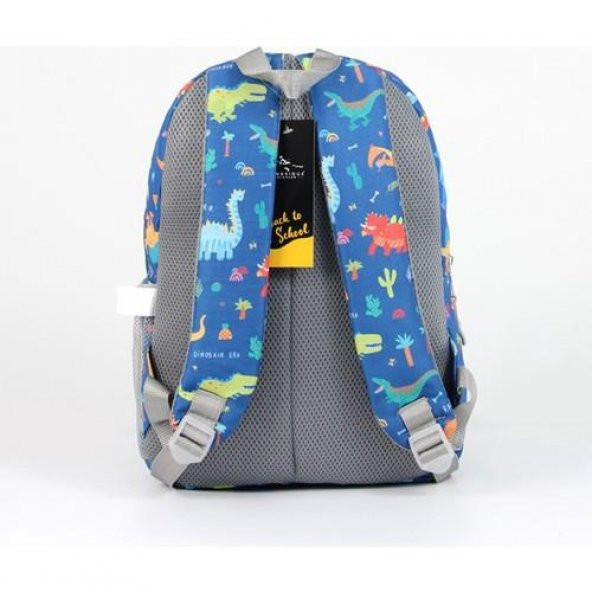 Cambridge Polo Club Üçlü Okul Çanta Seti Dinozor Mavi PLCAN2079 303 - 5