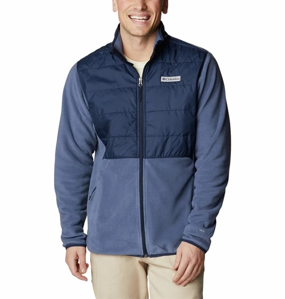 Columbia Basin Butte Fleece Full Zip Dağ Mavisi Erkek Polar AE0241-479 ürün görseli