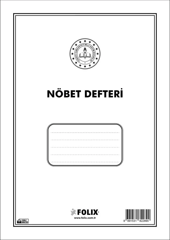 Öğretmen Günlük Nöbet Defteri 100 Yaprak Günlük 22x32 cm - 2