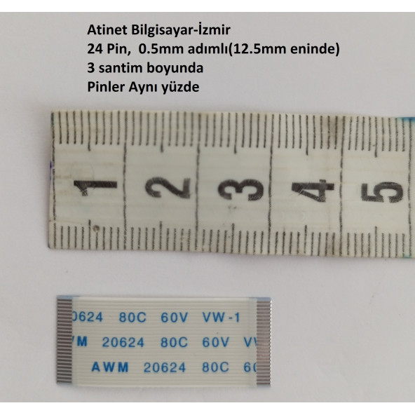 Asus P2530MA P553MA R515MA  R515SA X453MA X453SA X503MA X503SA X553MA X553SA IO USB SES Flex Kablosu 24-0.5-3A - Resim 2