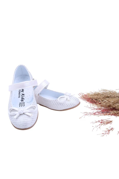 Walkenzo Ortaç-2079 Kız Bebek Balerin Rugan Babet Ayakkabı - Resim 4