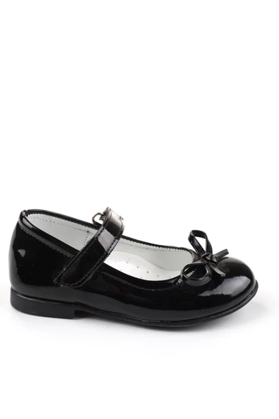 Walkenzo Ortaç-2079 Kız Bebek Balerin Rugan Babet Ayakkabı - Resim 7