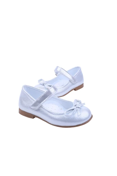 Walkenzo Ortaç-2079 Kız Bebek Balerin Rugan Babet Ayakkabı - Resim 5