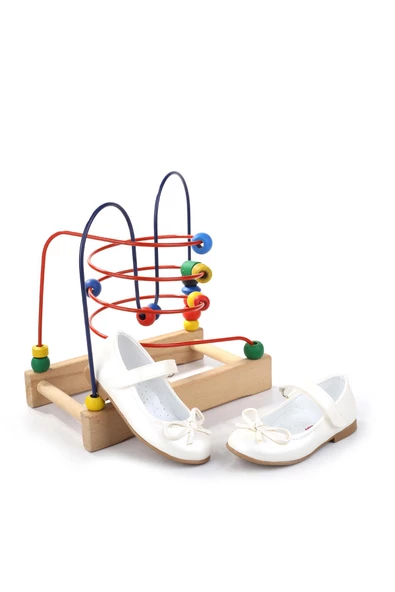 Walkenzo Ortaç-2079 Kız Bebek Balerin Rugan Babet Ayakkabı - Resim 6