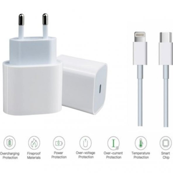 Iphone Hızlı Şarj Aleti 20W + Usb-C Kablosu - 2