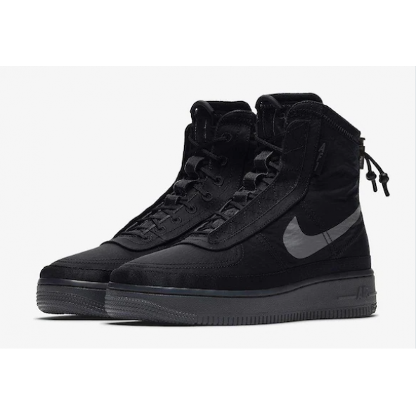 Nike siyah Air Force 1 Shell - 2