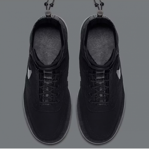Nike siyah Air Force 1 Shell - 3