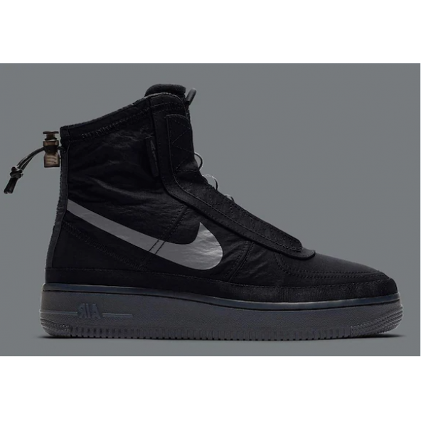 Nike siyah Air Force 1 Shell - 5
