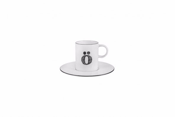 Porland Harf (Ö) Tabaklı Kahve Fincanı 85 Cc 04A+P021906